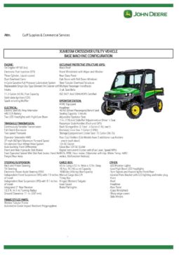 
										2019 John Deere Gator XUV 625i full									